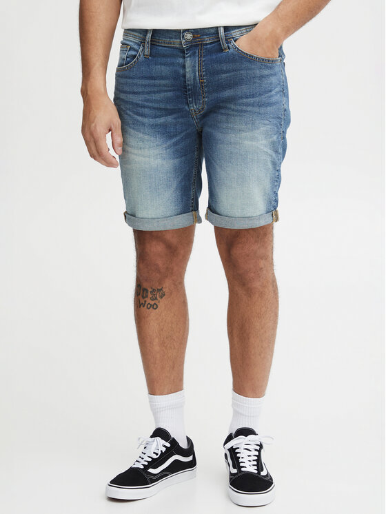 Blend Blend Džínové šortky 20713326 Modrá Slim Fit