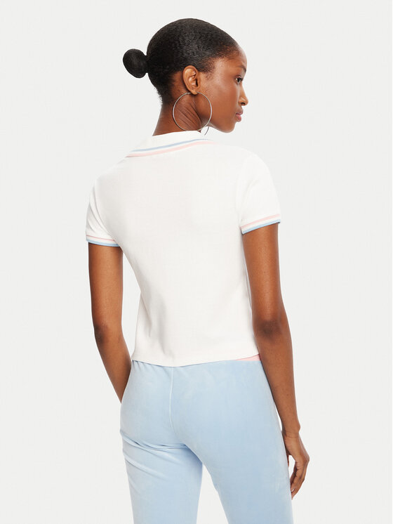 Juicy Couture Juicy Couture Polokošile JCWCT225355 Bílá Regular Fit