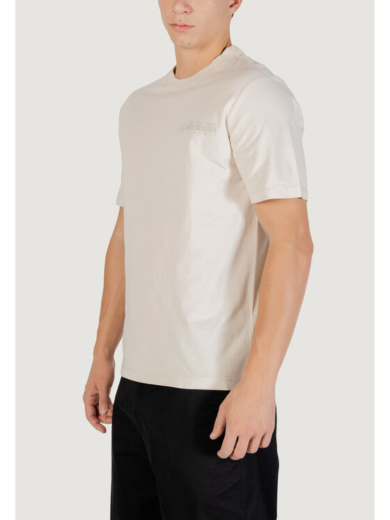 Napapijri Napapijri T-shirt S-TURRACH SS Beige Bermuda Fit
