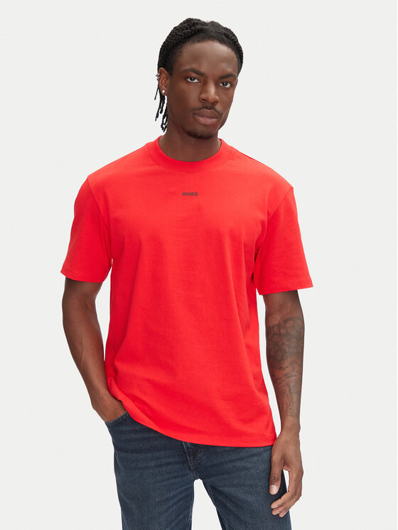 HUGO HUGO Tricou Dapolino 50488330 Roșu Relaxed Fit