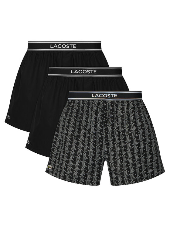 Lacoste Lacoste Súprava boxeriek 7H4972 Čierna