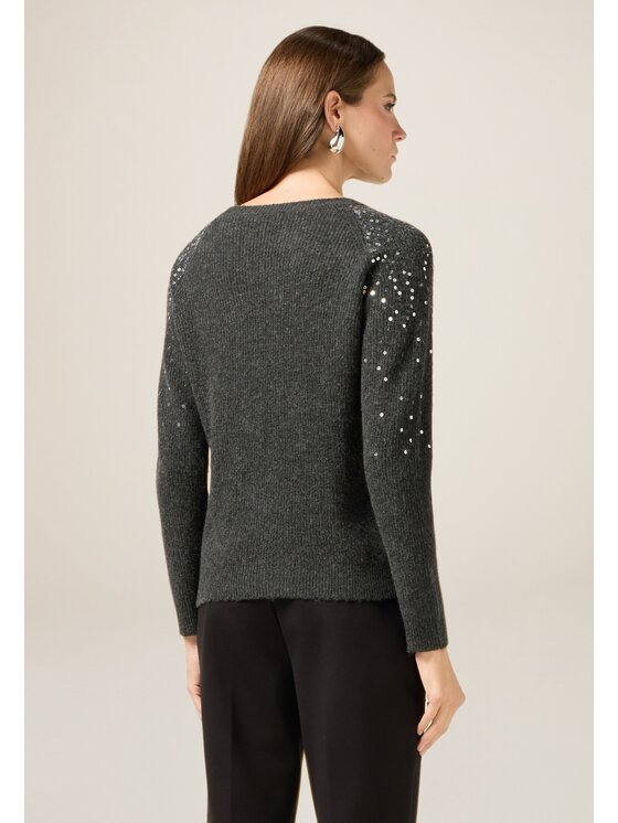 Oltre Oltre Cardigan M514J005286N013 Grigio Regular Fit