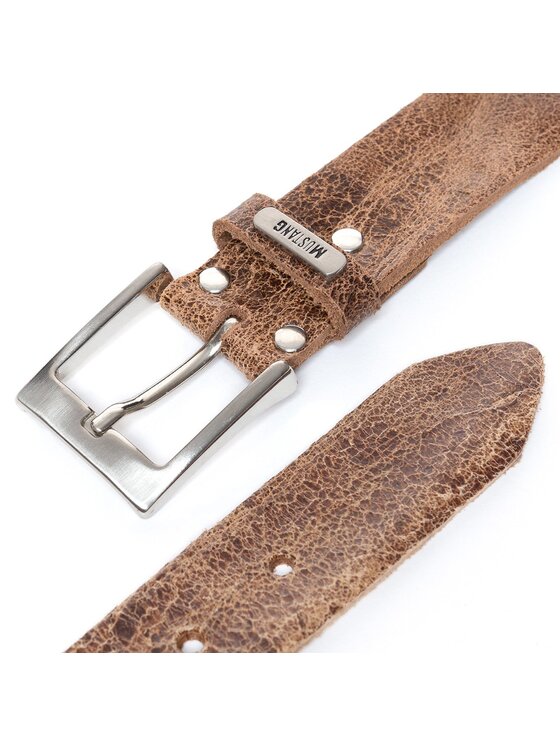 Mustang Mustang Cintura da uomo LEDERG'RTEL Marrone