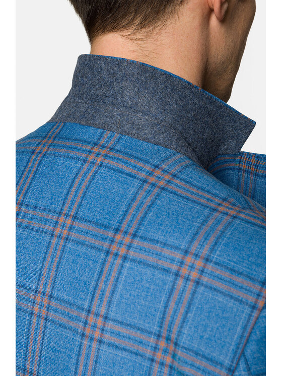 Lancerto Lancerto Marynarka Limeria Niebieski Slim Fit