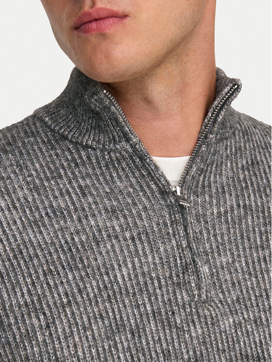 Only & Sons Only & Sons Pulover 22027686 Gri Regular Fit