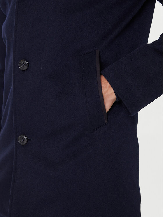 Paul&Shark Paul&Shark Wollmantel 15312418 Dunkelblau Regular Fit