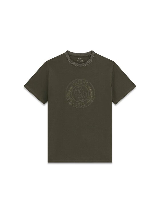 Guess Guess T-Shirt 183290 Zelená Classic Fit