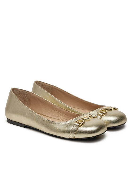 LOVE MOSCHINO LOVE MOSCHINO Balerinke JA11011G1MIF0900 Zlatna