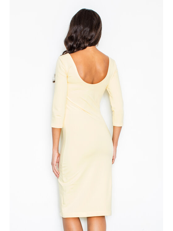 FIGL FIGLFIGL Vestito M301 Giallo Regular Fit