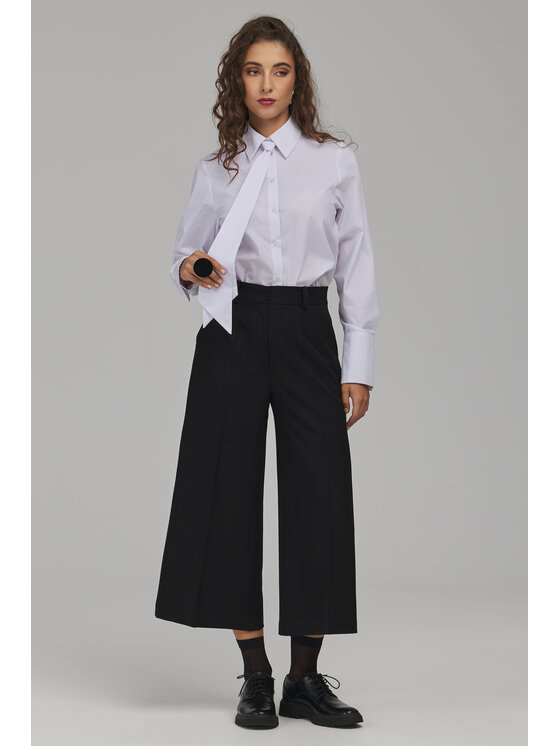 NIFE NIFE Kuloty SD144 Czarny Wide Leg
