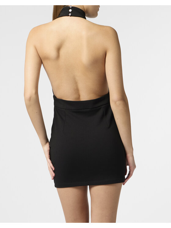 PHILIPP PLEIN PHILIPP PLEIN Abito da cocktail 26459 Nero Fitted Fit