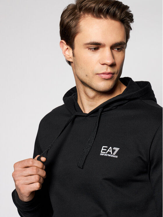 EA7 Emporio Armani EA7 Emporio Armani Mikina 8NPM04 PJ05Z 1200 Černá Regular Fit