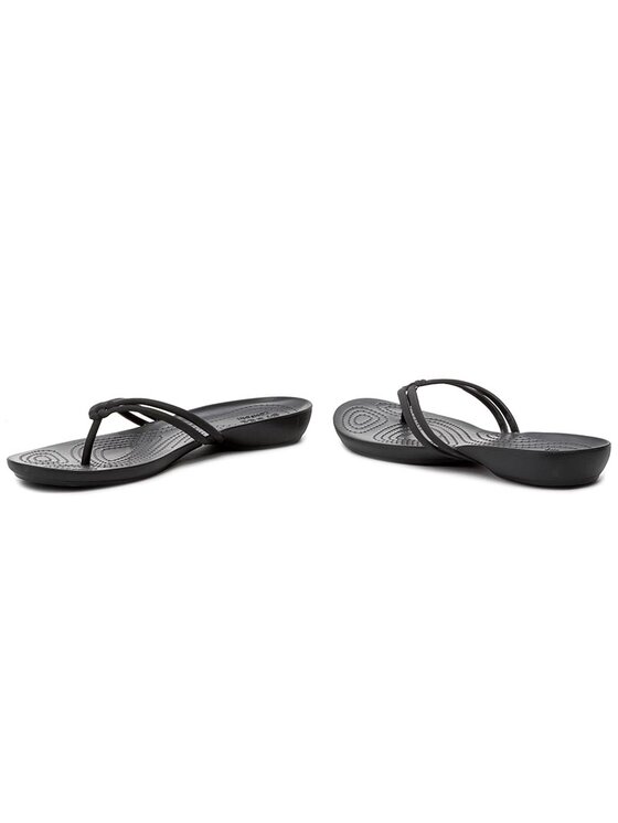 Crocs Zehentrenner Isabella Flip W 204004 Schwarz Modivo