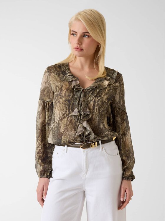 Guess Guess Top 183074 Kolorowy Classic Fit