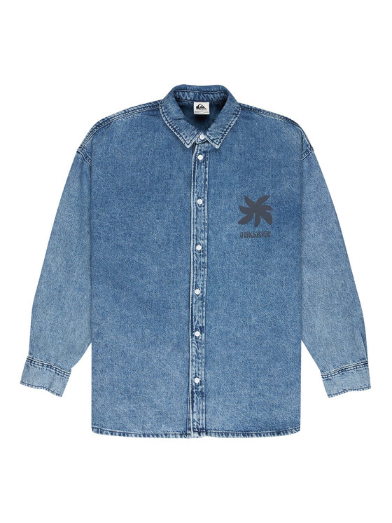 Quiksilver Quiksilver traper košulja Rahmat  EQWWT03150 Plava Regular Fit