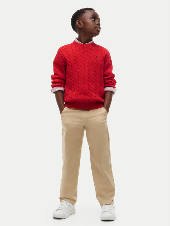 Tommy Hilfiger Tommy Hilfiger Pullover KB0KB09753 Rot Regular Fit