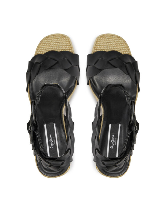 Pepe Jeans Pepe Jeans Σανδάλια Lenny Braid PLS90652 Μαύρο