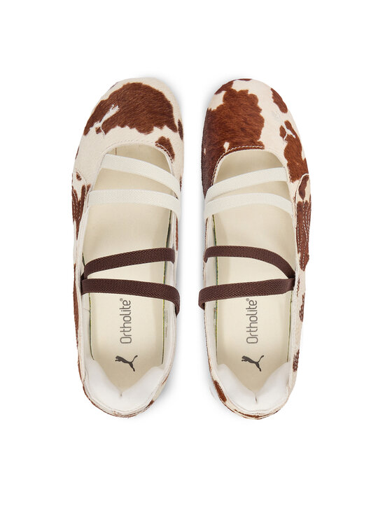 Puma Puma Baleriny Speedcat Ballet Cow Wns 407787 01 Brązowy