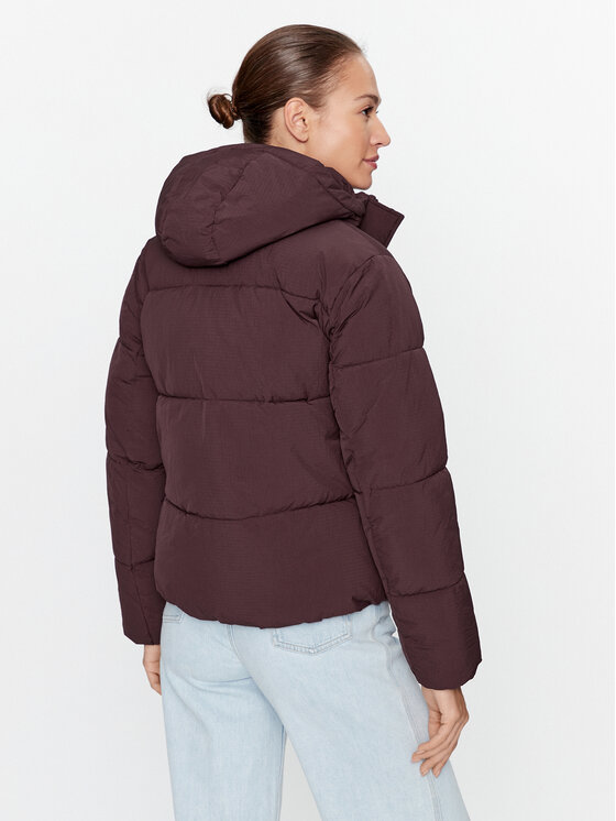 Champion Champion Μπουφάν μεταβατικό Hooded Jacket 116921 Καφέ Custom Fit