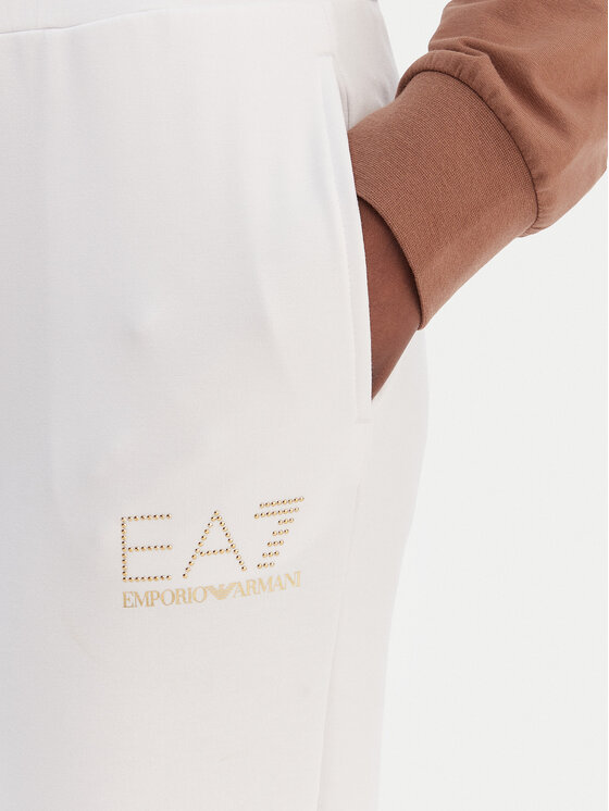EA7 Emporio Armani EA7 Emporio Armani Melegítő alsó 8NTP66 TJ9RZ U0002 Fehér Regular Fit