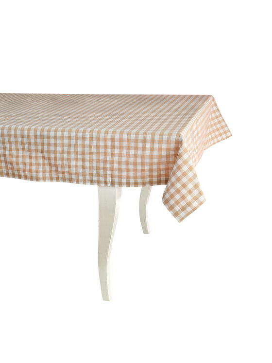 Roseberry Home Roseberry Home Obrus Beige Gingham Beżowy