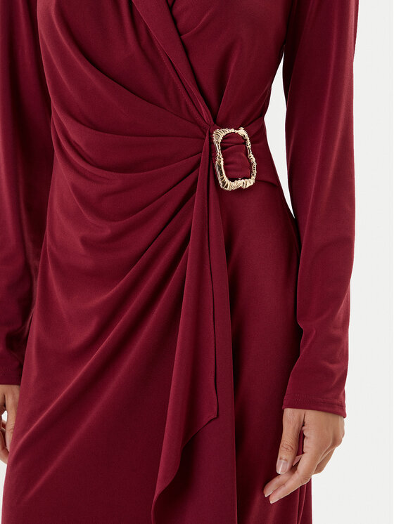 Joseph Ribkoff Joseph Ribkoff Koktel haljina 253145 Tamnocrvena Slim Fit