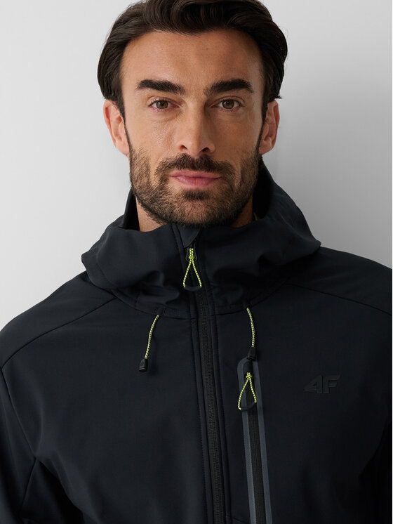 4F 4F Kurtka wielofunkcyjna BETWEEN LAYERS Czarny Regular Fit
