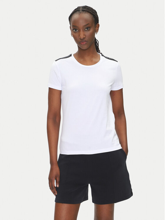 EA7 Emporio Armani EA7 Emporio Armani T-Shirt 7W000497 AF14880 U0002 Biały Regular Fit