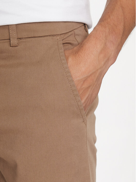 Lindbergh Lindbergh Chino hlače 30-005044 Bež Slim Fit