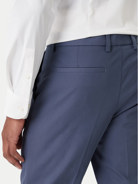 BOSS BOSS Chino kalhoty P-Kaiton1 50543945 Modrá Slim Fit