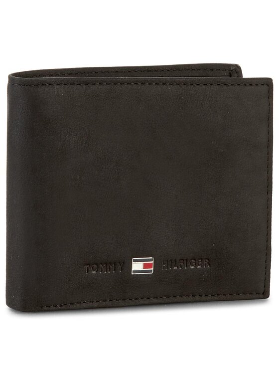 Tommy Hilfiger Tommy Hilfiger Große Herren Geldbörse Johnson Mini Cc Wallet AM0AM00663 Schwarz