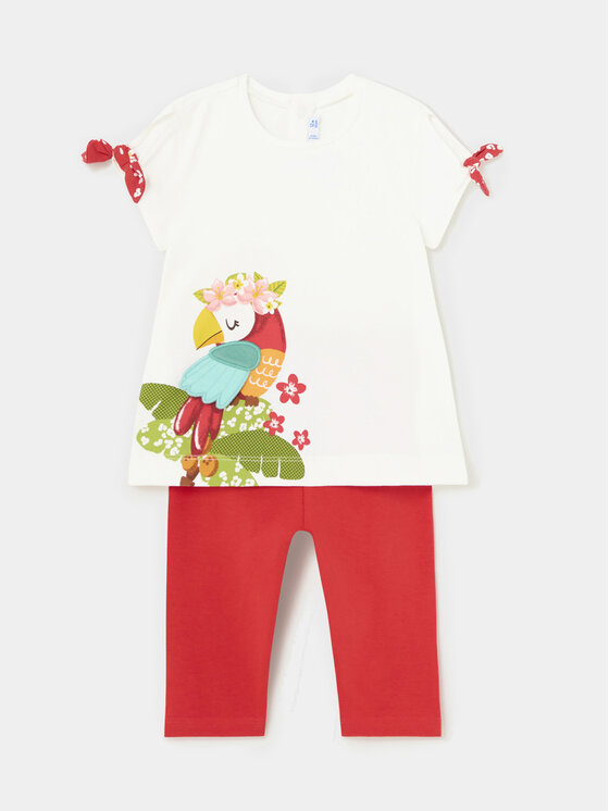 Mayoral Mayoral Set T-Shirt und Leggings 1738 Rot Regular Fit