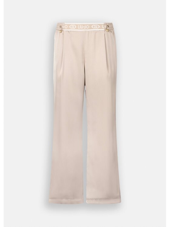 Liu Jo Liu Jo Pantaloni di tessuto TF5192T004A60906 Beige Regular Fit