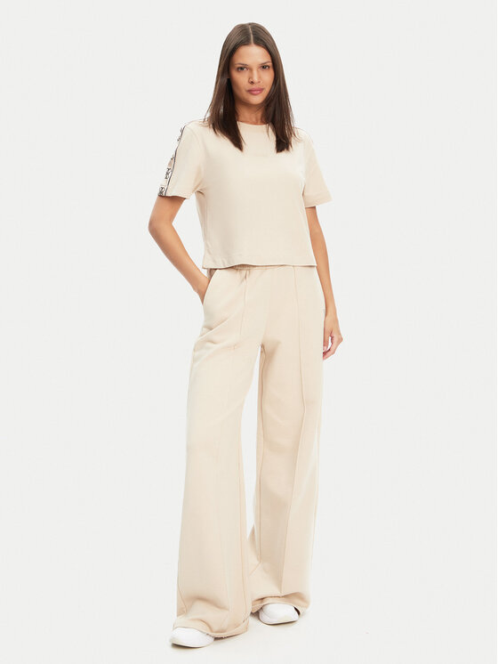 Guess Guess Тишърт V3RI08 I3Z14 Бежов Regular Fit