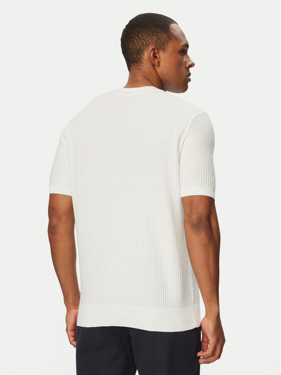 BOSS BOSS Sweter H-Nilton 50560468 Biały Regular Fit