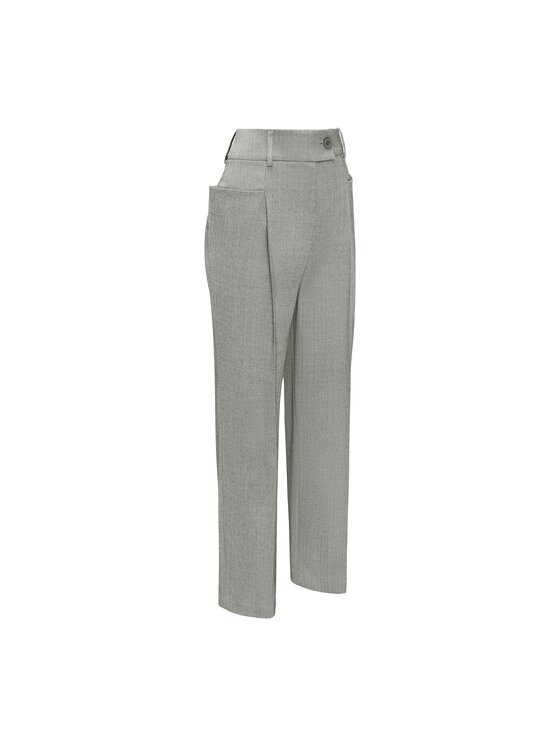 La Mania La Mania Pantalone da abito HOURS Grigio Classic Fit