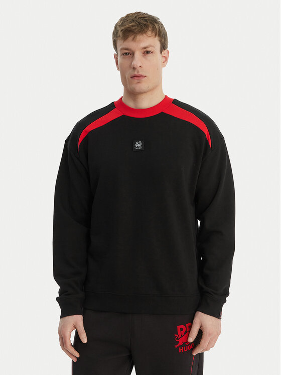 HUGO HUGO Суитшърт Davalio_RB 50559679 Черен Regular Fit