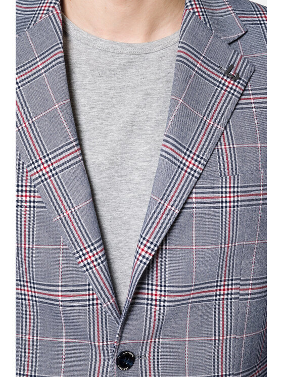 Lancerto Lancerto Marynarka Virden MA131123000009.SZARY Szary Slim Fit