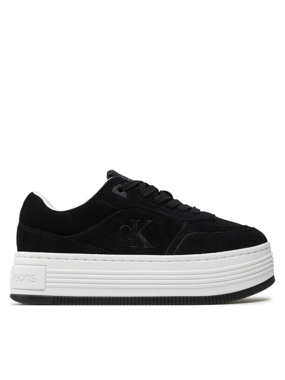 Calvin Klein Jeans Superge Bold Platf Laceup Low Mg Suede YW0YW01575 Črna