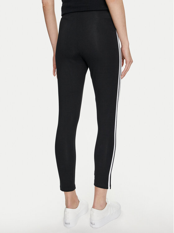 adidas adidas Tamprės Essentials 3-Stripes High-Waisted Single Jersey Leggings IC7151 Juoda