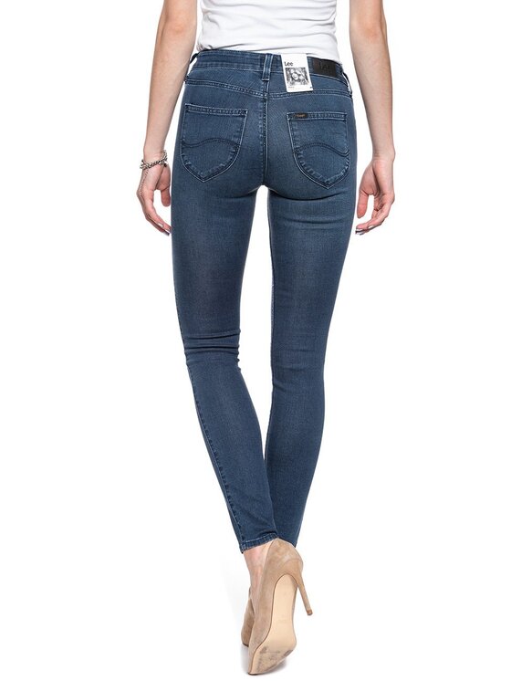 Lee Lee Jeansy JODEE Niebieski Skinny Fit