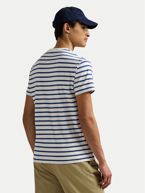 Polo Ralph Lauren Polo Ralph Lauren Tričko 710938134008 Tmavomodrá Custom Slim Fit