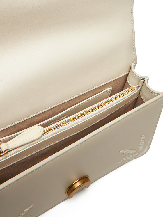 PINKO PINKO Handtasche Love One Mini Cl PE 25 PLTT 100059 A2C3 Weiß