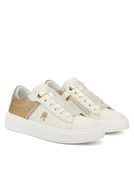 Tommy Hilfiger Tommy Hilfiger Снікерcи Low Cut Lace UP T4A9-33935-1281X024 Білий