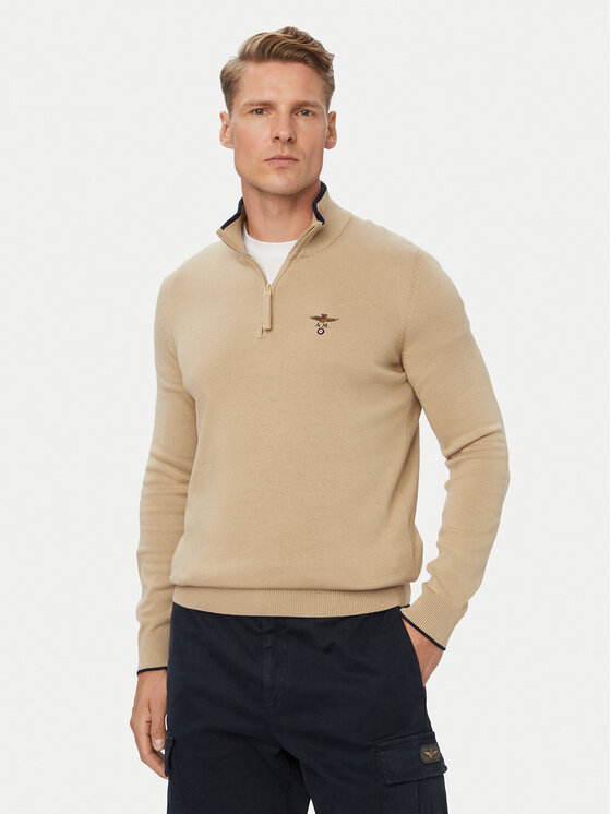 Aeronautica Militare Aeronautica Militare Светр 262MA1670UL00506 Бежевий Regular Fit