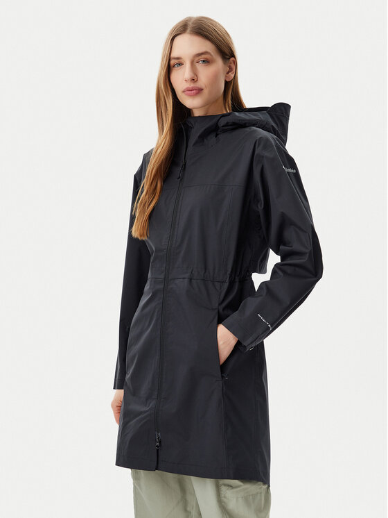 Columbia Columbia Μπουφάν αδιάβροχο Weekend Adventure™ II 2116374 Μαύρο Regular Fit
