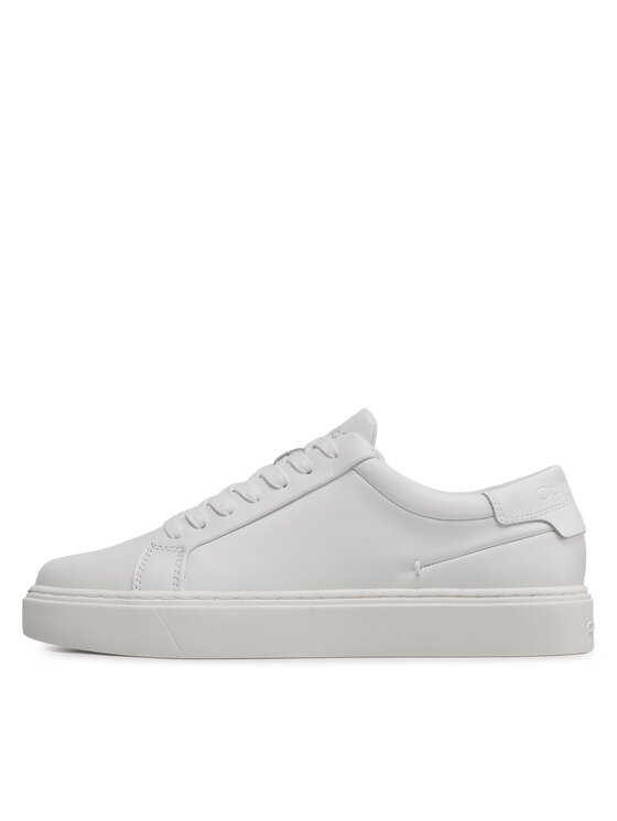 Calvin Klein Calvin Klein Αθλητικά Low Top Lace Up Lth Sm HM0HM01018 Λευκό