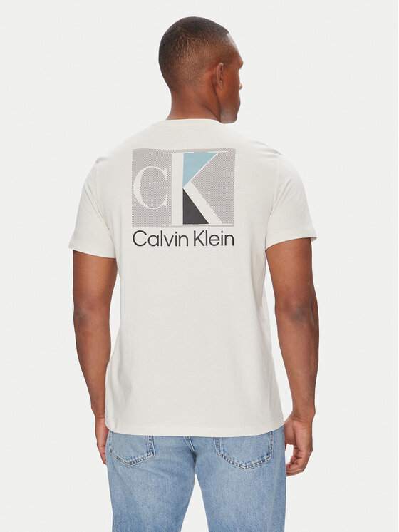 Calvin Klein Calvin Klein T-särk Abstract Graphic LV04RC853G Ekrüüvärv Regular Fit
