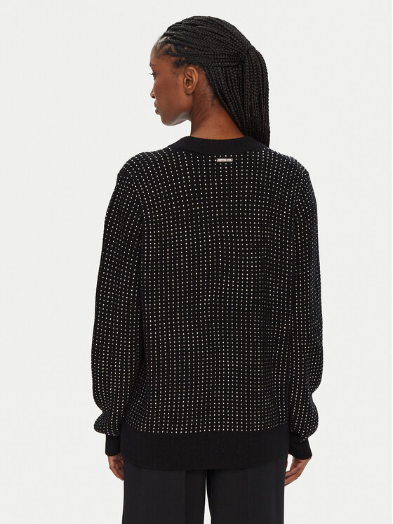 MICHAEL Michael Kors MICHAEL Michael Kors Pulover MF46124F2G Negru Regular Fit