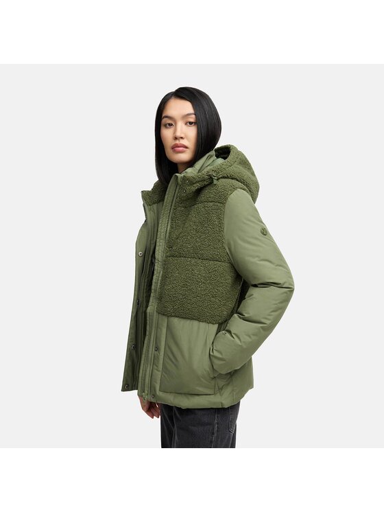 Marikoo Marikoo Kurtka zimowa Sheeta Zielony Regular Fit